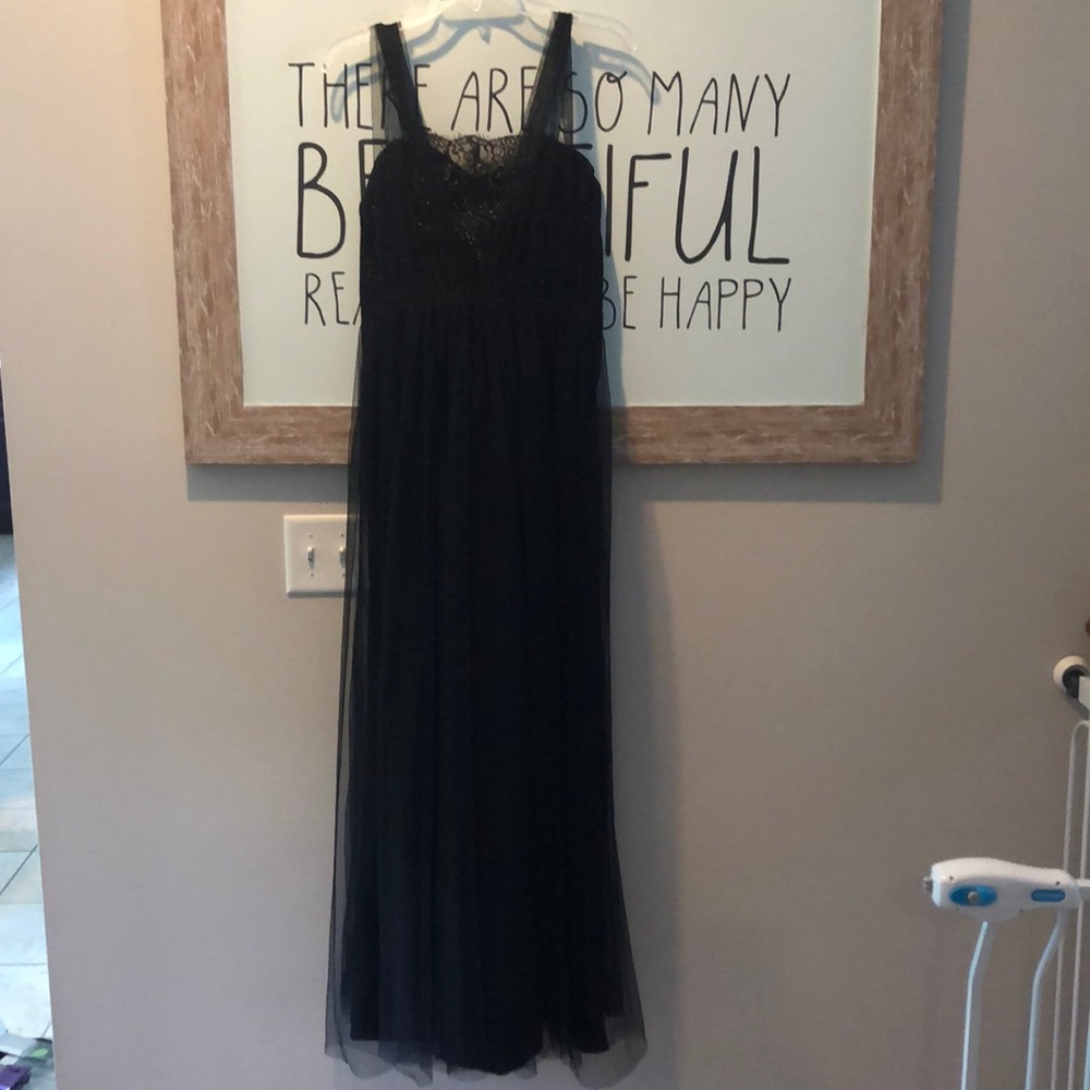 Formal long black dress